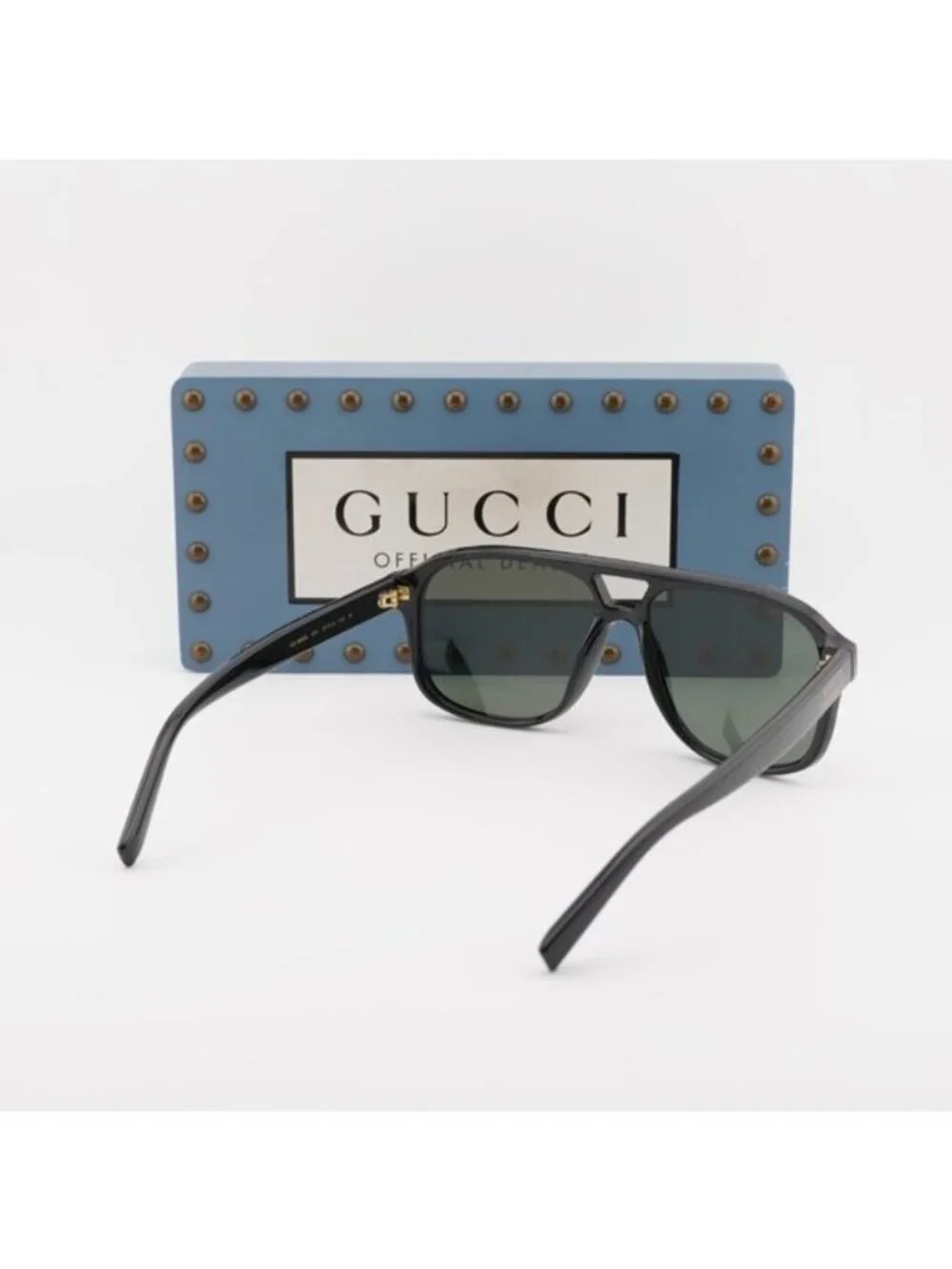 Gucci GG1856S 001 Aviator Sunglasses – Black/Grey
